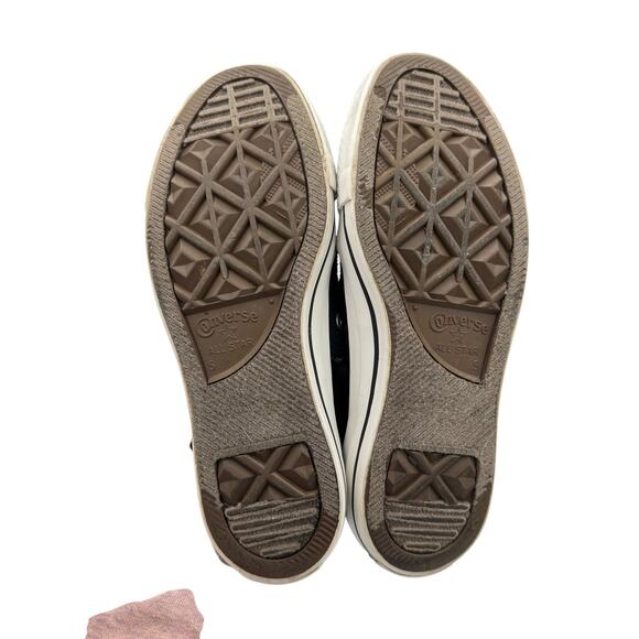 Converse Chuck Taylor All Star Black Woven Tweed Lace Up Unisex Sneaker Shoes - Picture 10 of 10